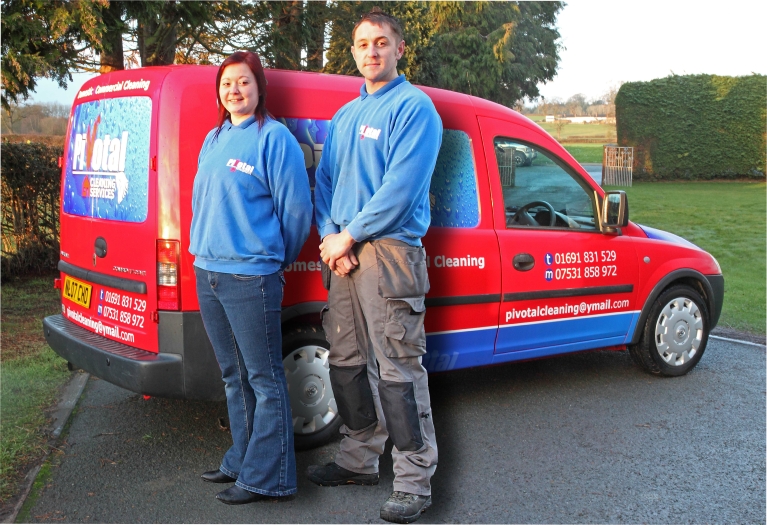 A very early-morning photo-shoot at Pivotal Cleaning Services on the Welsh / Shropshire borders