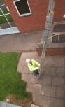 Photograph taken for Stanton King, Surveyors, during a survey of a roof at a school in Shropshire