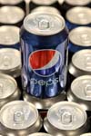 Product Advertising Photography - Cans of Pepsi