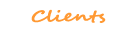 A selected list of some of our clients