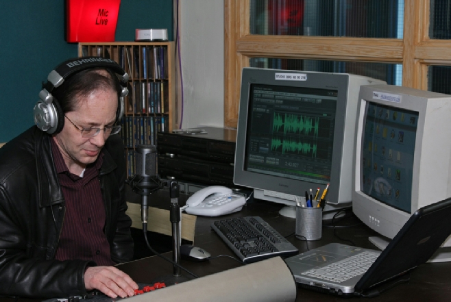 On Air in Able Radio's studio