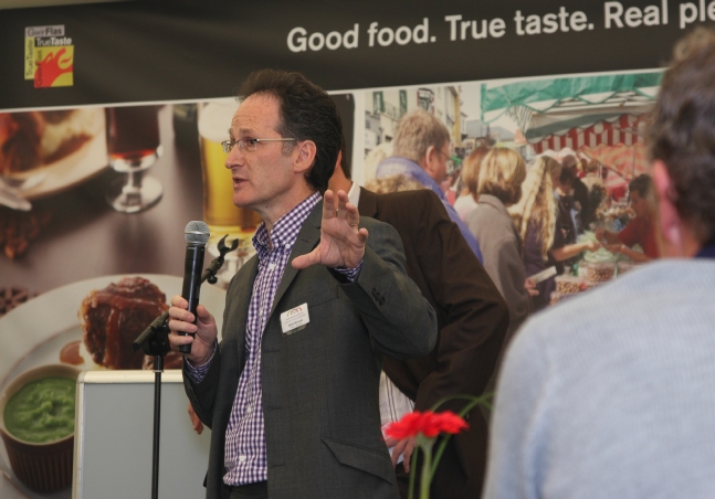 Photograph taken for Welsh Assembly Government launch of new, sustainable food production at the Royal Welsh Show.