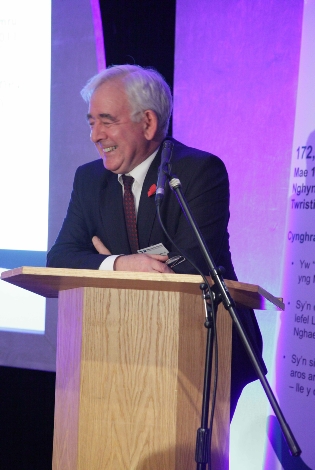 Lord Dafydd Wigley's speach the Wales Tourism Alliance confrence. Held at the Hotel Metropol in the Heart of Wales