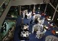 Photographs taken for the opening of the new, City Centre Campus in Newport.  End of the busy first day and the start of a quiet evening in the new library.