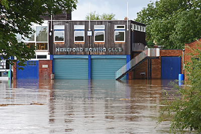 Flooded Hereford