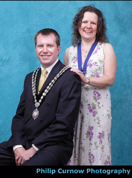After the elections - the Professional Portrait of the new Mayor and Councillor.  
