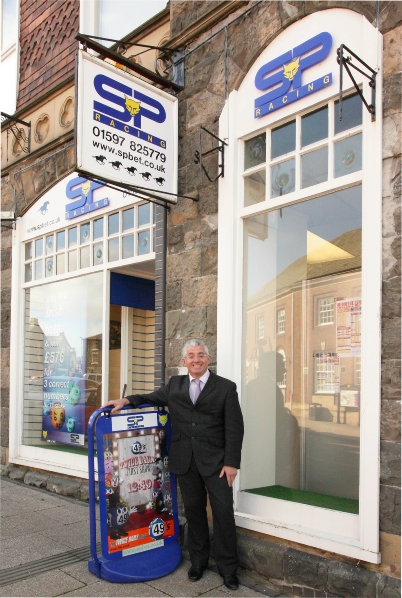 Photograph taken for Sky Magazine to go with business-related article about Betting Shops