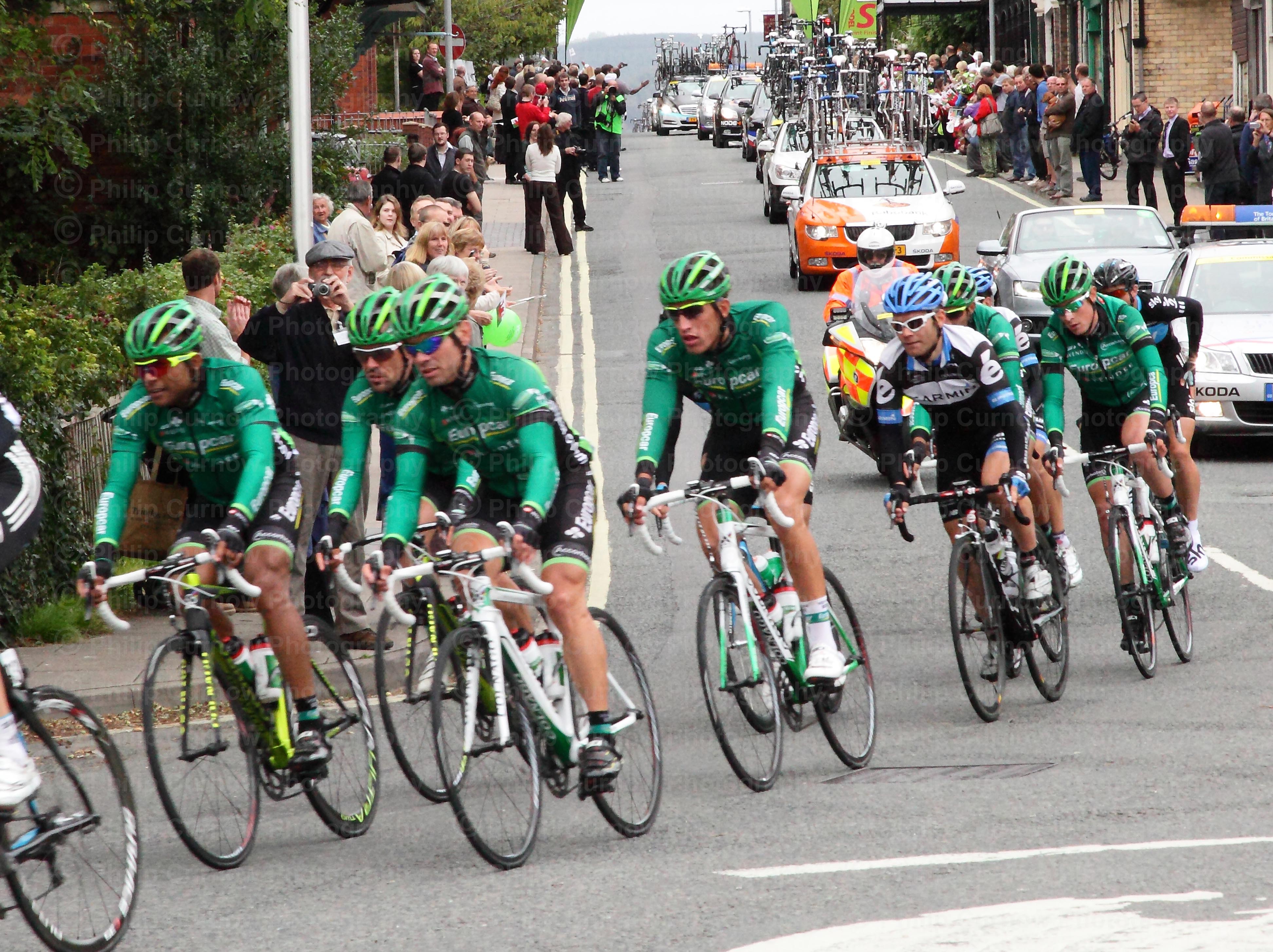 Photograph of 2011 Tour of Britain Cycle Race, Copyright, Philip Curnow Photography.