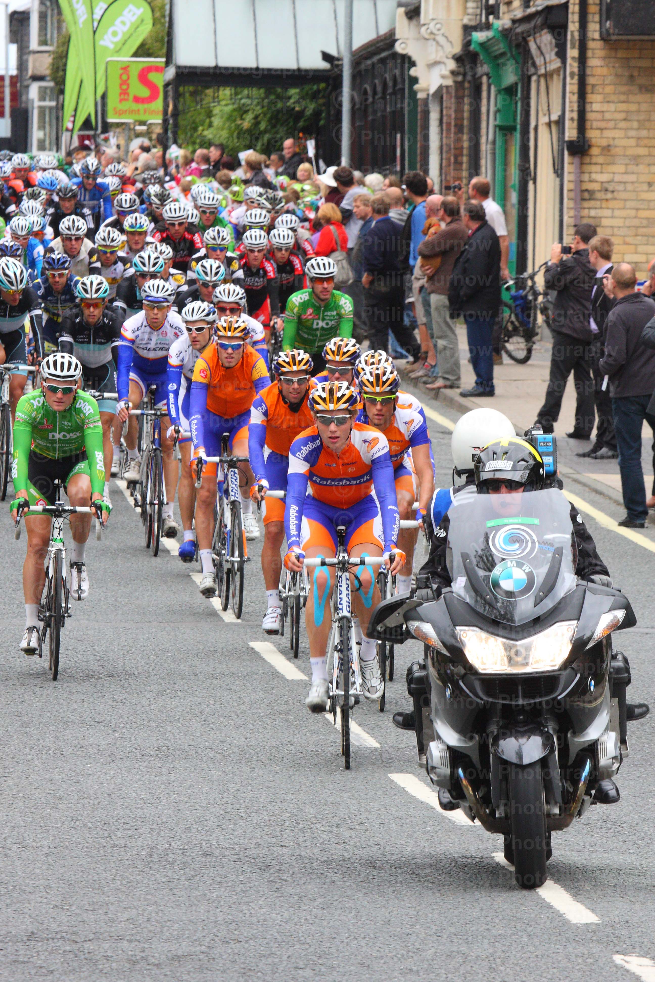 Photograph of 2011 Tour of Britain Cycle Race, Copyright, Philip Curnow Photography.